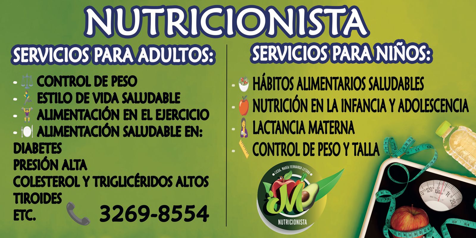 Nutricionista Maria Letona
